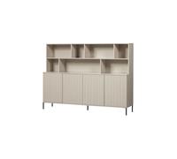Armoire murale 150x200 cm pin couleur poussière New Gravure