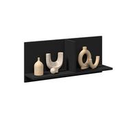 Armoire murale 70x16,5x30 cm noir bois d'ingénierie 854851