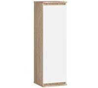 Akord Armoire Vitrine Suspendue Chêne Sonoma Et Blanc 30X30X99