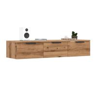 vidaXL Armoire Murale chêne Artisanal 102x30x20 cm Bois d'ingénierie, Armoire Suspendue, étagère Murale, étagère Flottante, Armoire TV Murale