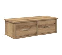 Armoire murale chêne artisanal 60x26x18,5 cm bois d ingénierie
