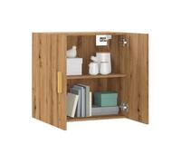Armoire murale chêne artisanal 60x31x60 cm bois d ingénierie