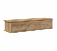 Armoire murale chêne artisanal 88x26x18,5 cm bois d ingénierie