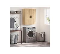 vidaXL Armoire murale Meuble flottant 69,5x34x90 cm Chêne Sonoma Bois d'ingénierie