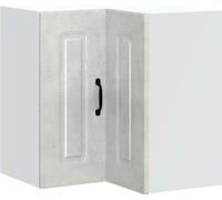 Armoire murale d'angle de cuisine Kalmar gris béton