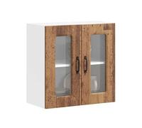 vidaXL Armoire Murale de Cuisine avec Porte vitrée Kalmar Bois d'ingénierie Ancien