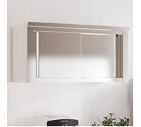 vidaXL Armoire murale de cuisine avec portes coulissantes inox