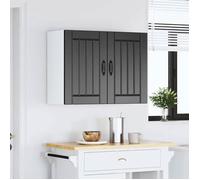 Armoire murale de cuisine Lucca - vidaXL - bois d'ingénierie - noir - pour salon - 80 x 31 x 60 cm 374rdn57k