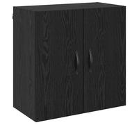 Armoire murale moderne - vidaXL - Chêne Noir - 60x31x60 cm - Bois d'ingénierie - 2 étagères - Montage mural