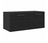Armoire murale moderne - vidaXL - Chêne Noir - 80x36.5x35 cm - Bois d'ingénierie - Montage mural