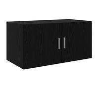 Armoire murale moderne - vidaXL - Chêne Noir - Bois d'ingénierie - 80x42.5x40 cm - 2 portes - Rangement pratique