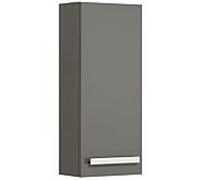 Armoire murale Pelipal Série 4005 992.123.035 2000 -porte, 30x70x17 cm, laquée gris pierre brillant/gris quartz brillant Select , poignée chromé