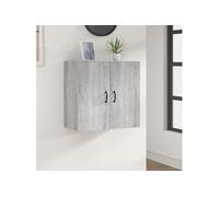 Armoire murale Sonoma gris 60x31x60 cm Bois d ingénierie