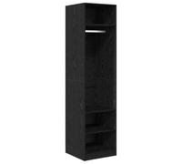 Armoire Noir Dab 50x50x200 cm Matériau à base de bois avec Polki | MDF, polki, autoportant, entretien facile, design moderne