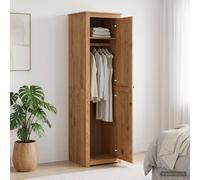 Armoire PANAMA Miel Bois de pin massif 2 portes avec tiroir classique vidaXL vid