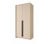 3xE Living Armoire-Penderie, Beige Sable, 105 x 217,2 x 65 cm
