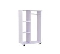 Armoire de rangement penderie à roulettes