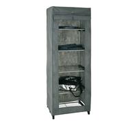 Armoire Penderie Design "Vêtements" 60cm Gris