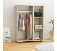 Armoire Penderie Mobile Festnight pour Chambre à Coucher, Salon - Style Chêne Sonoma