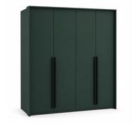3xE Living Armoire-Penderie, Vert Bouteille, 210 x 217,2 x 65 cm