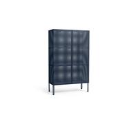 Armoire Perforée , Grand Format, Bleu Acier