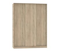 Armoire Placard à 3 portes coulissantes coloris Chêne cambrian