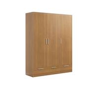 Pegane Armoire 3 portes - Merisier