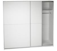 Armoire placard - meuble de rangement coloris blanc - Hauteur 200 x Longueur 180 x Profondeur 60 cm