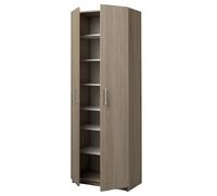Armoire placard / meuble de rangement coloris chêne cortez - H. 180 x L. 60 x P. 35.6 cm