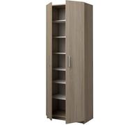 Armoire placard - meuble de rangement coloris chêne cortez - Hauteur 180 x Longueur 60 x Profondeur 35.6 cm