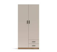 Armoire Placard meuble multifonctionel avec 2 portes et 2 tiroirs