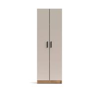 Armoire Placard meuble multifonctionnel à 2 portes et 4 étagères