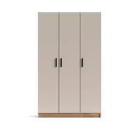 Armoire Placard meuble multifonctionnel à 3 portes et 4 étagères
