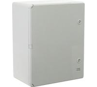Armoire plastique porte grise 400x500x240mm IP65 PP3007 (P-BOX 4050-2)