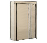 Armoire pliable vidaXL - Crème