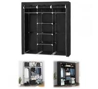 Armoire portable en tissu non tissé-MENGDA-Grande capacité-Facile à assembler-Pour chambres à coucher,dressings et vestiaires