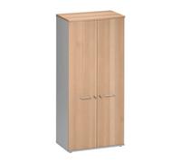 Armoire portes battantes hêtre ambré L 80 cm - Jazz
