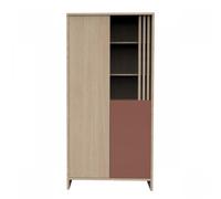 Sauthon - Armoire 2 Portes Tokyo - Terracotta