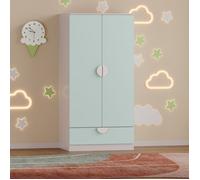 Armoire pour enfants 'Sandnes' avec tiroir 123 x 60 x 40 cm vert menthe