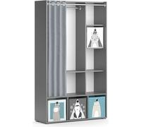 Armoire pour enfants Vicco Luigi Gris 105.8x178.1cm avec boîtes pliantes (grises), Model 40650