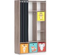 Armoire pour enfants Vicco Luigi Sonoma 105.8x178.1cm Avec boîtes pliantes (multicolores), Model 40721