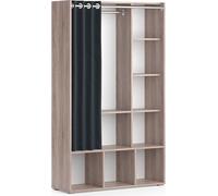Armoire pour enfants Vicco Luigi Sonoma 105.8x178.1cm avec tringle à rideaux, Model 40648