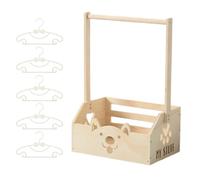 Armoire pour fête prénatale - Boîte en bois pour chambre d'enfant - Organiseur pour articles de bain pour - Design compact - Solution de placard pour chambre à coucher - Pour la maison