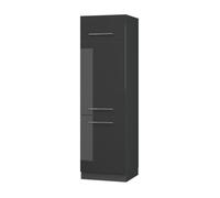 Armoire pour frigo Fame-Line, 60cm, Anthracite Haute brillance/Anthracite, Vicco 56746