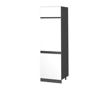 Armoire pour frigo R-Line, 60cm J-Shape, Blanc/Anthracite, Vicco 39751