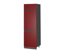 Armoire pour frigo R-Line, 60cm J-Shape, Rouge/Anthracite, Vicco 39750