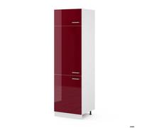 Armoire pour frigo R-Line, 60cm, Rouge brillant/Blanc, Vicco 30491