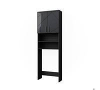 Armoire pour machine à laver Irma, 64x190.5cm, Anthracite Haute brillance, Vicco 41577
