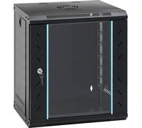 Armoire réseau avec stockage Noir 53 x 45 x 60 cm Acier