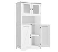 Armoire Salle de Bain Rangement Haute, Meuble Colonne de Cuisine Buffet | moderne rustique pour entrée, cuisine, salle de bain, salon ou chambre - Style vintage - Taille : 60x30x128 cm